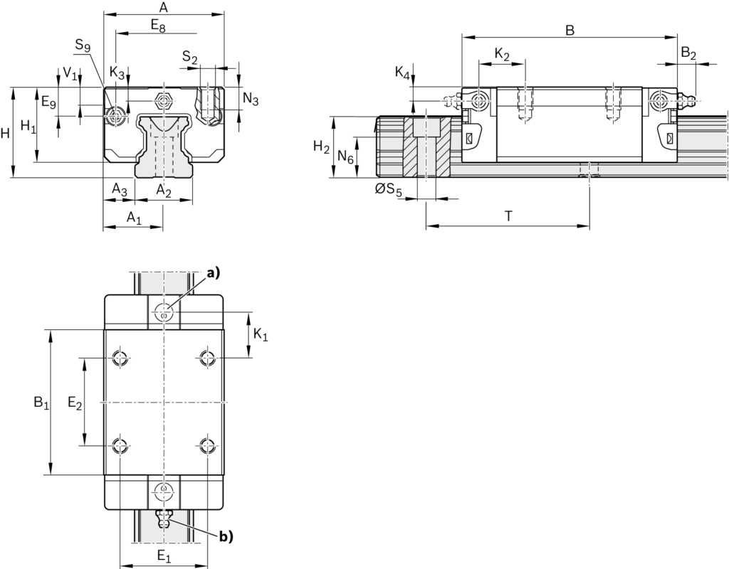Rexroth bouwgrootte -20- SNS-serie