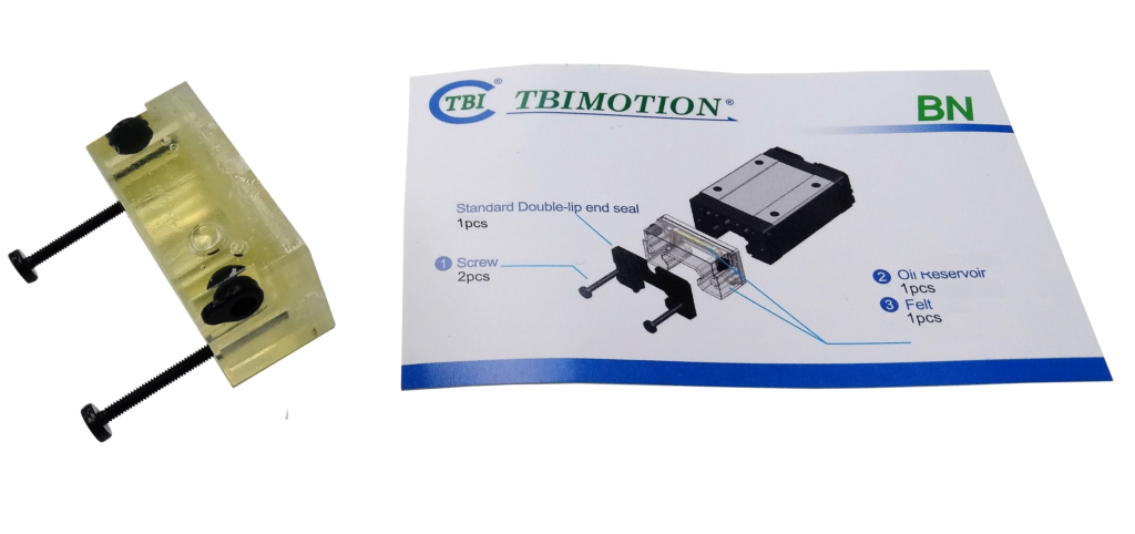 Olie dispenser met montage instructies