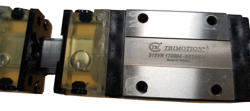 Bovenaanzicht oliereservoir